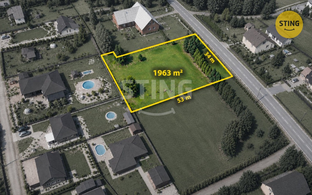 Pozemek pro bydlení, 1 963 m²