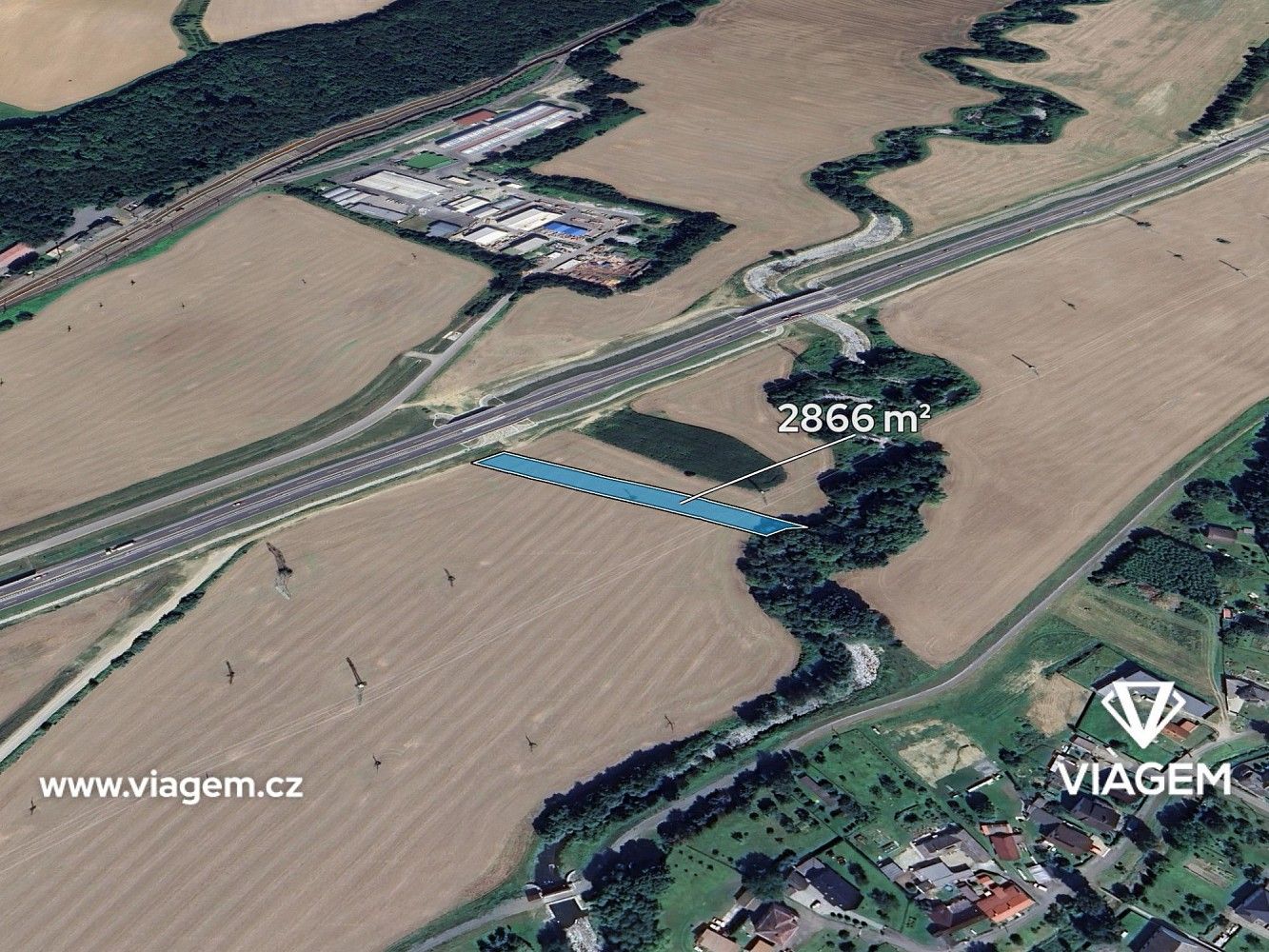 Zemědělský pozemek, 2 866 m²