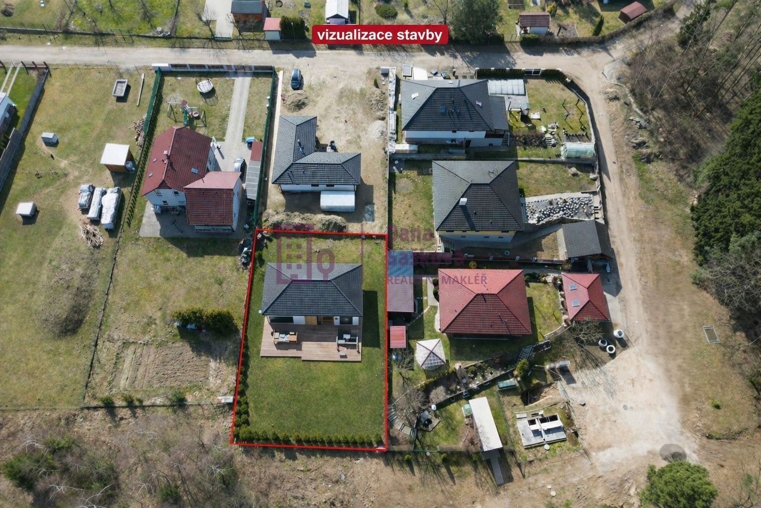 Pozemky pro bydlení, Jindřichův Hradec Horní Žďár, 836 m² - 1