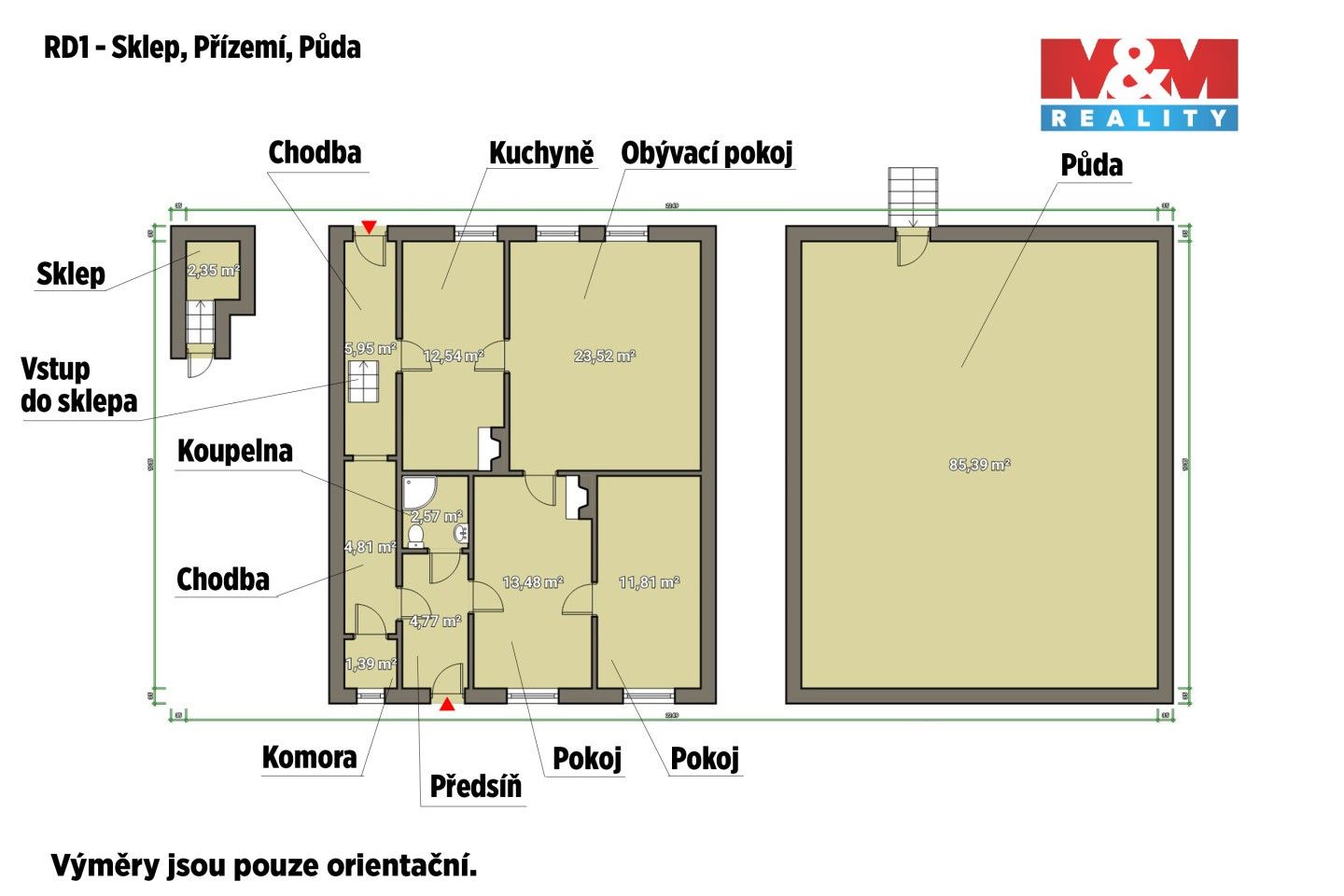 Prodej rodinný dům - Střela, Strakonice, 117 m²