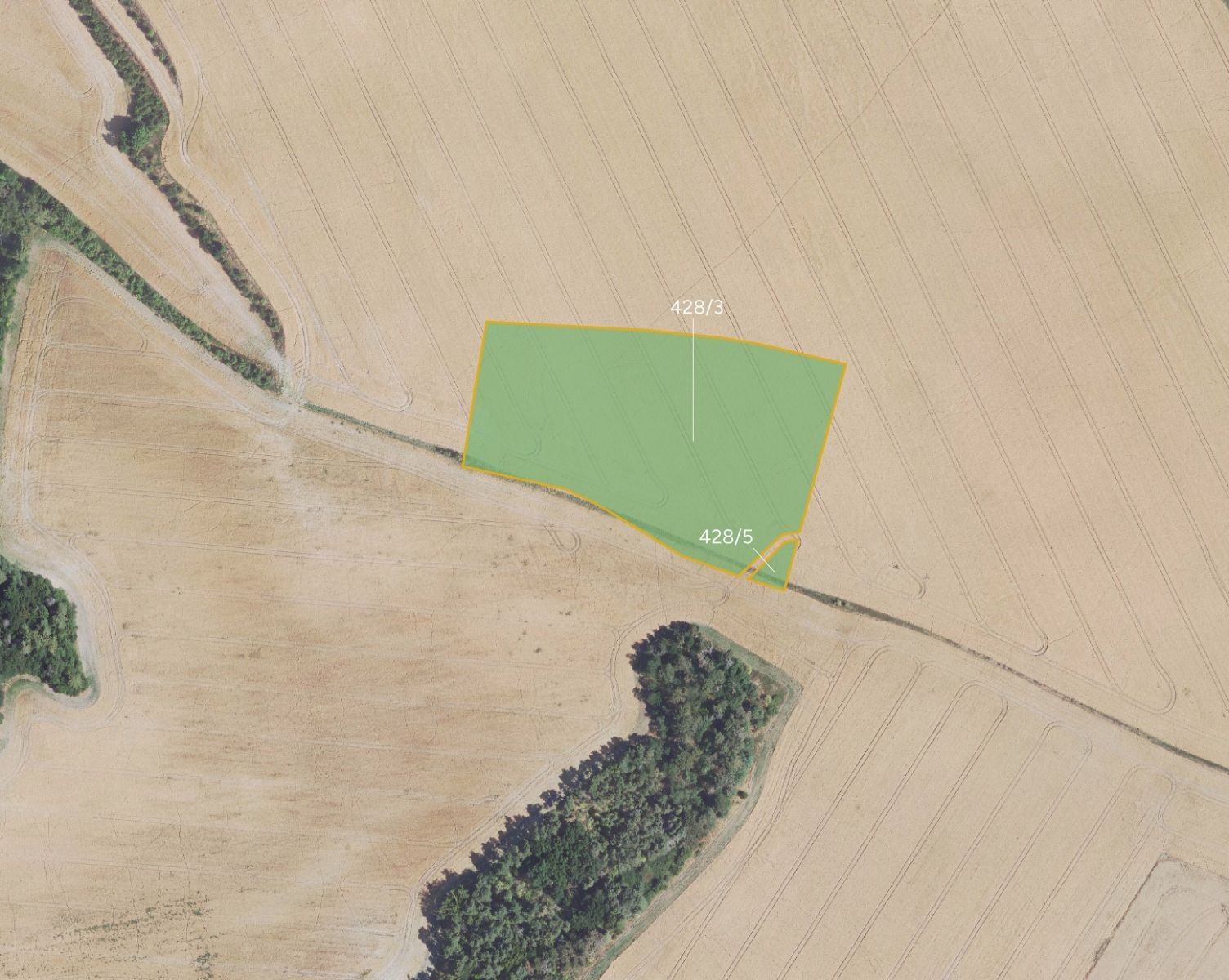 Zemědělské pozemky, Želenice