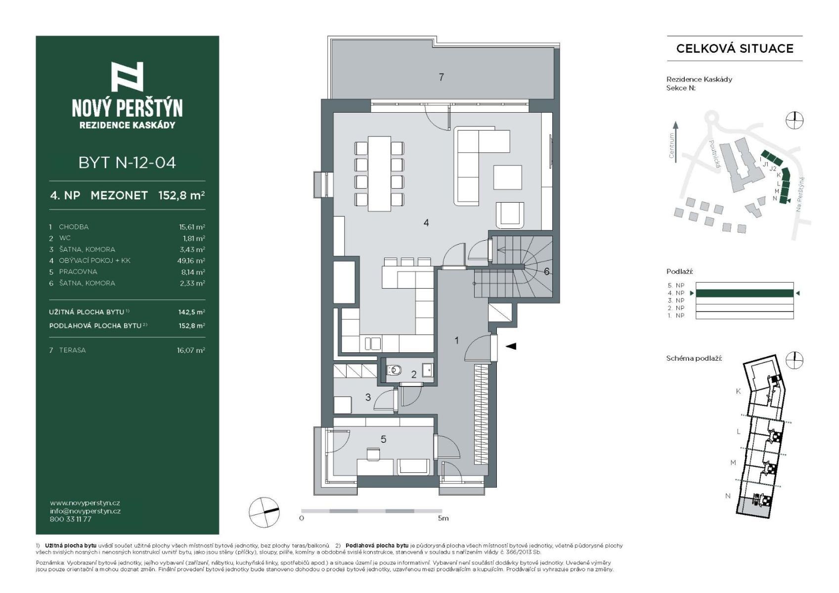 5+kk, Na Perštýně, Liberec - Liberec, Liberecký kraj, 153 m² - 1
