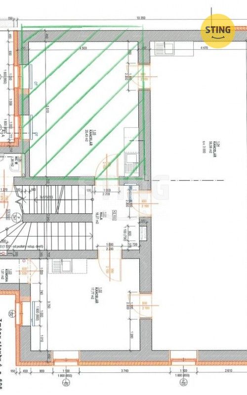 Kanceláře, Prokopa Velikého, Ostrava, 25 m² - 2