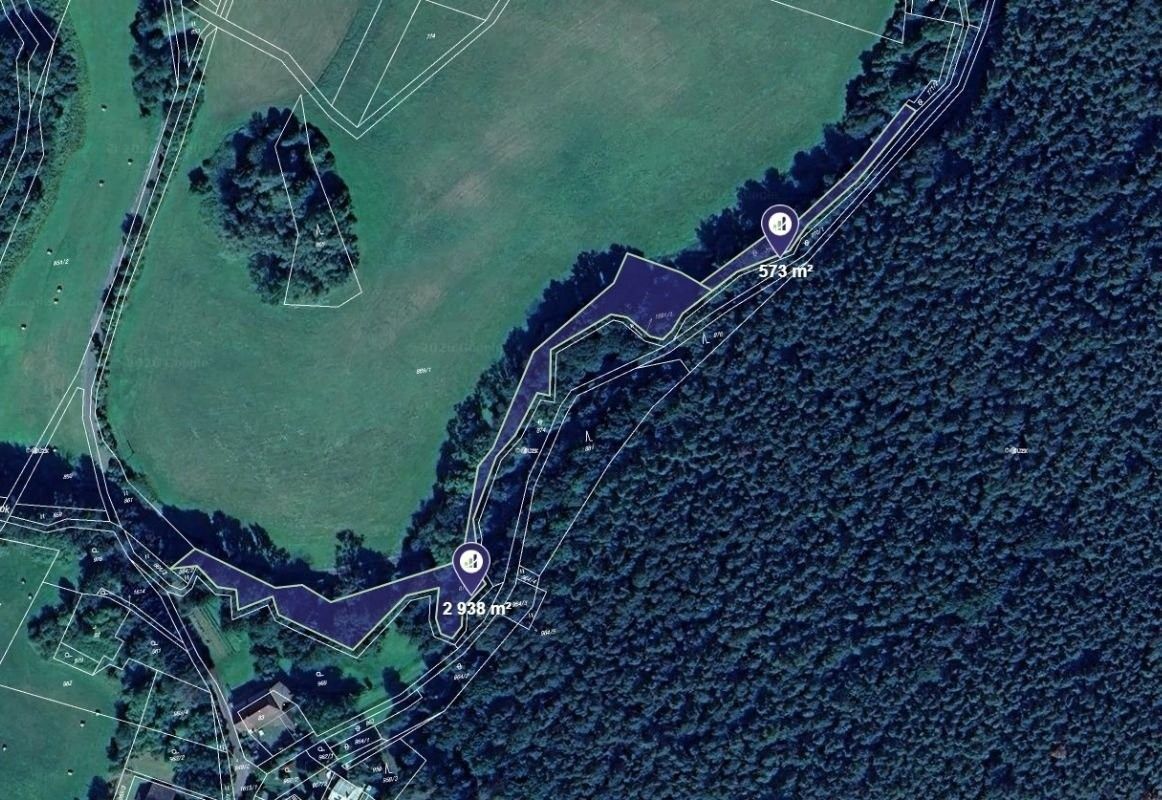 Louka, 1 170 m²
