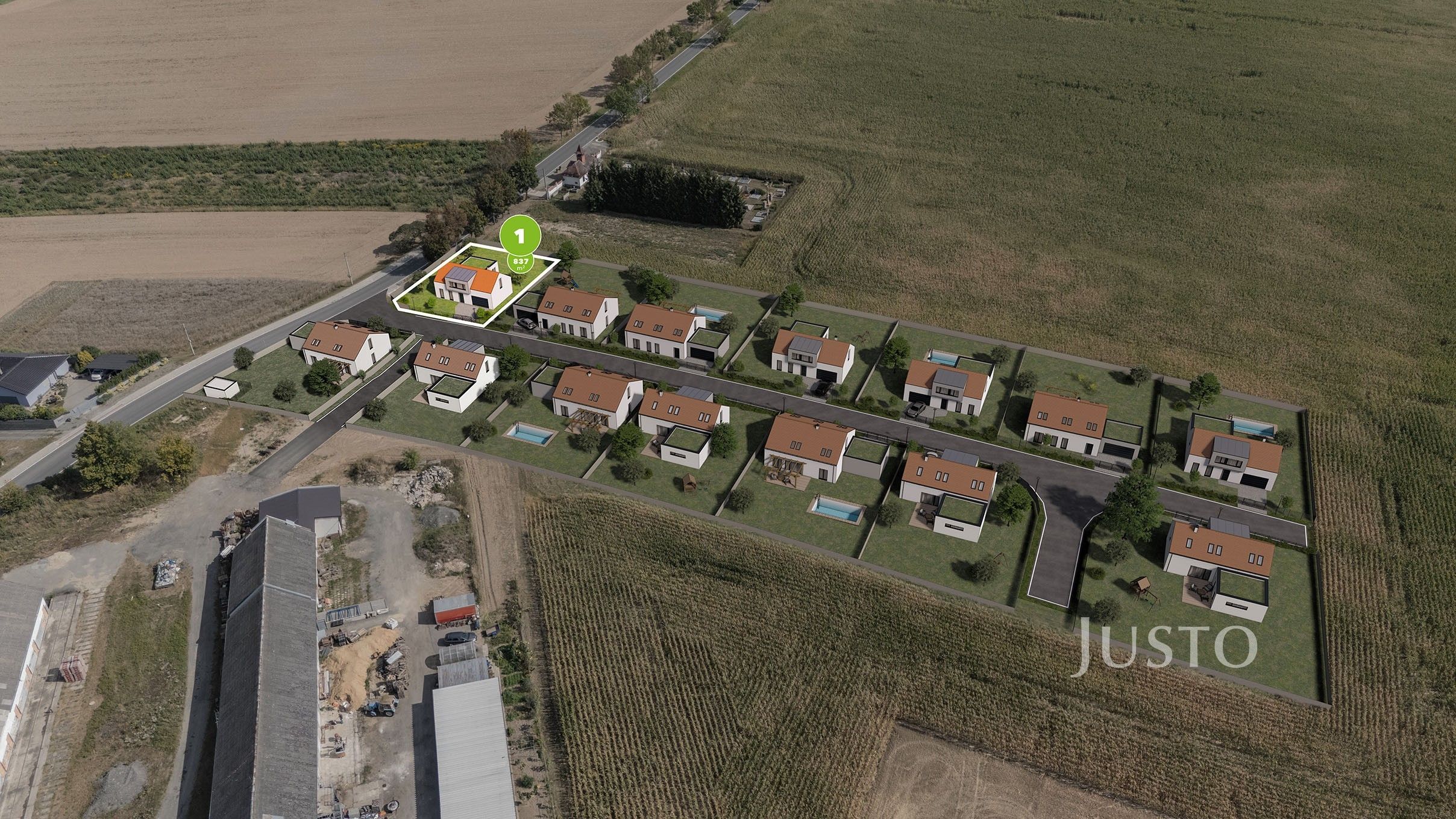 Pozemky pro bydlení, Stavenice, 837 m²