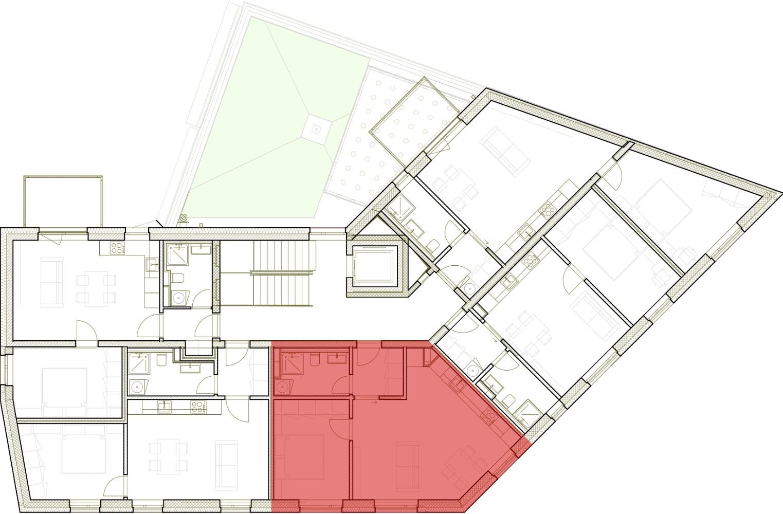 Byt 2+kk · 48 m² · Elišky Přemyslovny, Praha 5 - Zbraslav - 3