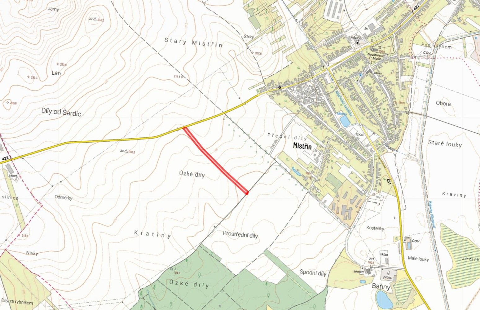 Zemědělské pozemky, Svatobořice-Mistřín - Mistřín, okres Hodonín, Jihomoravský kraj - 2