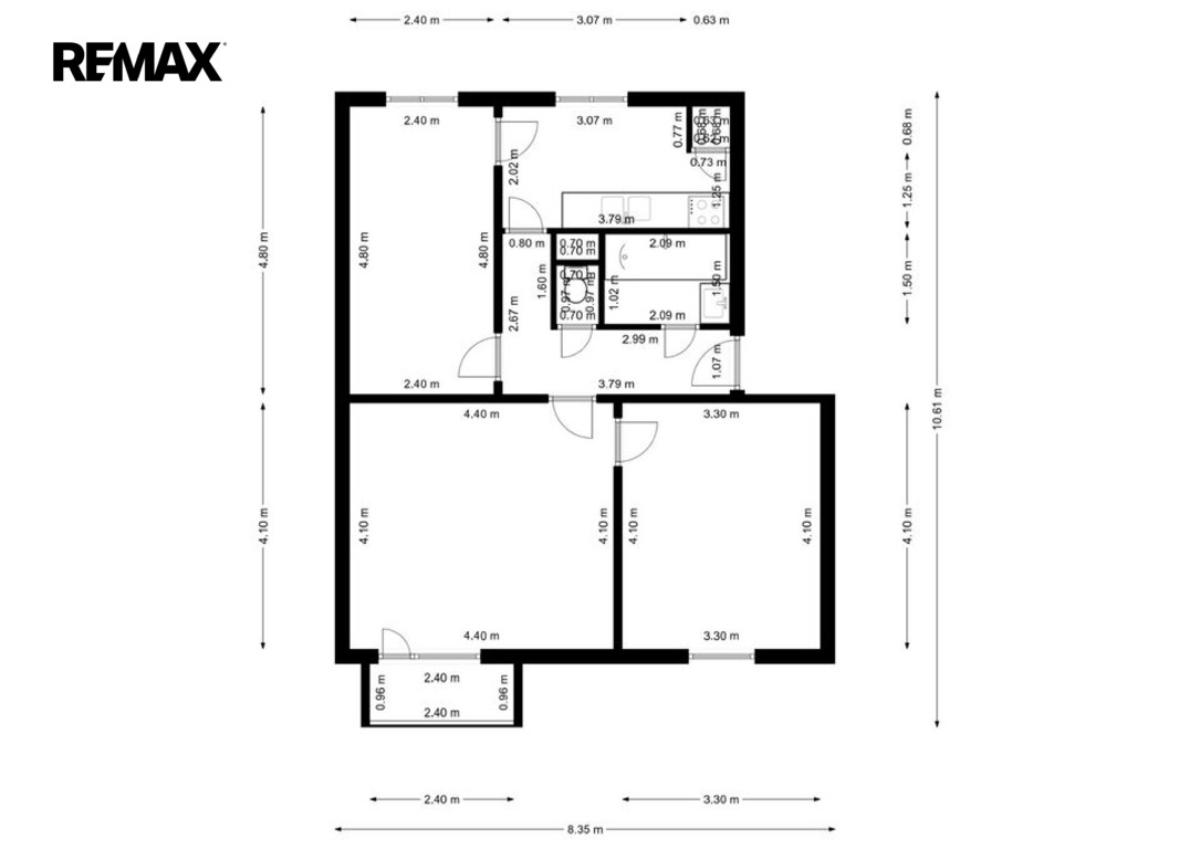 Pronájem byt 3+1 - Družstevní 315, Náchod Běloves, 65 m² - 5