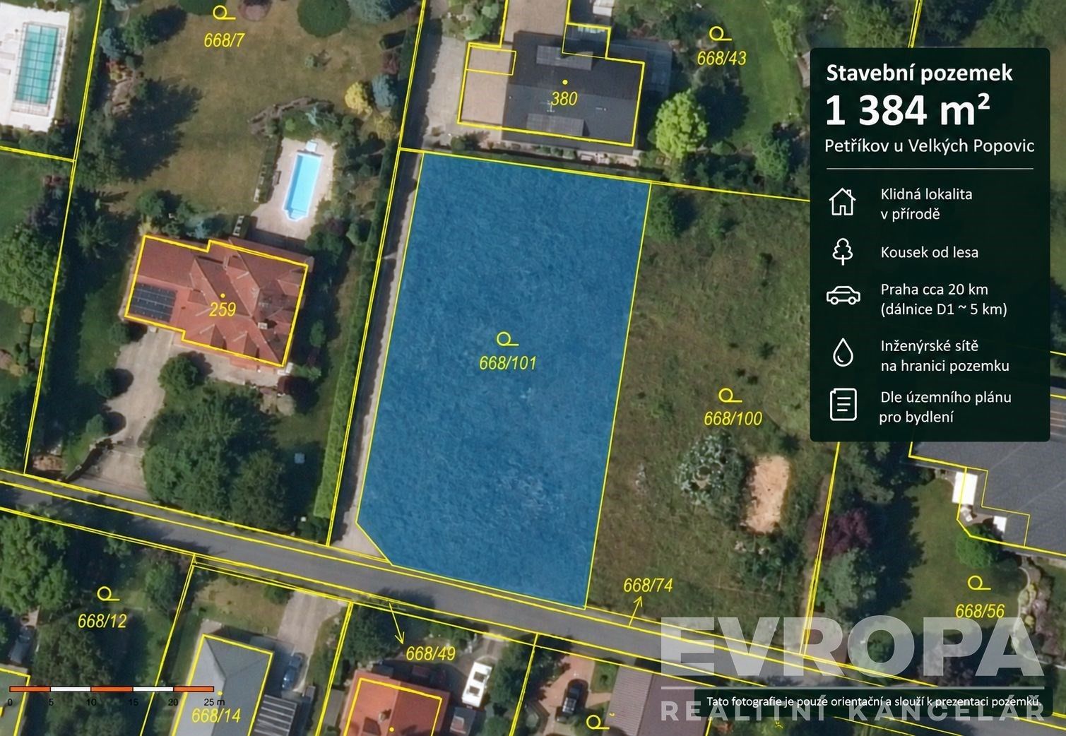 Pozemek pro bydlení, 1 384 m²