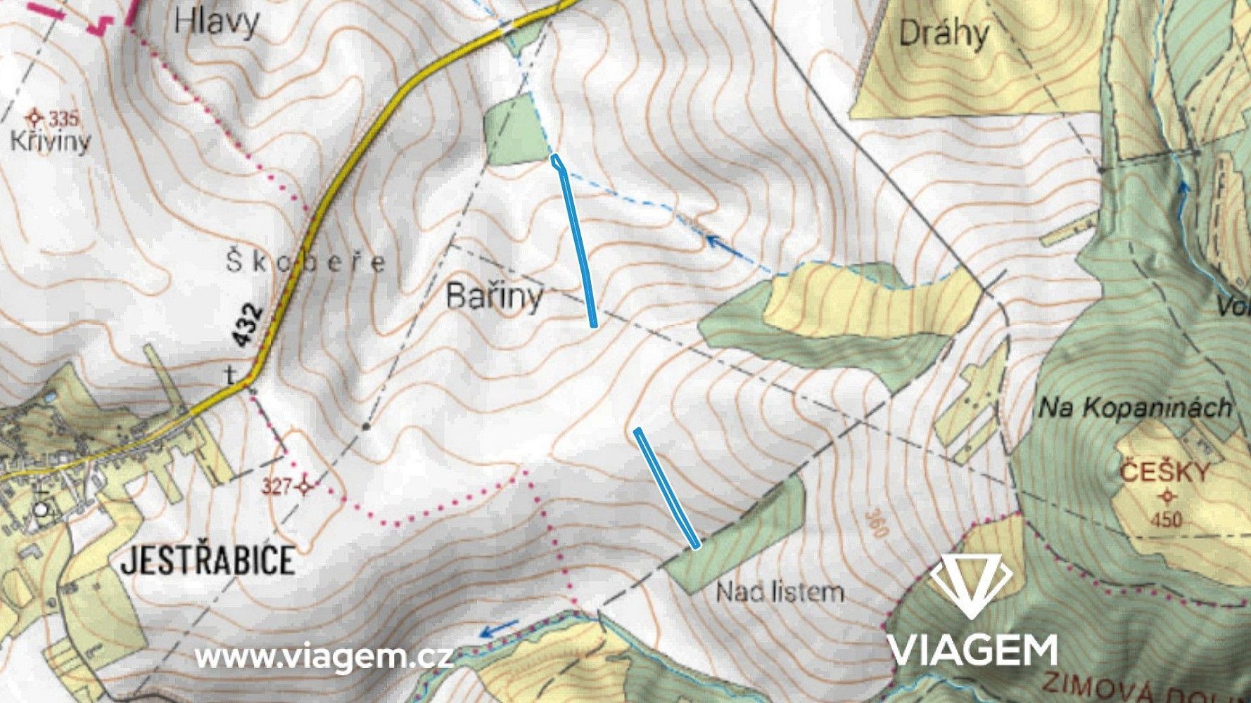 Zemědělské pozemky, Koryčany, okres Kroměříž, Zlínský kraj