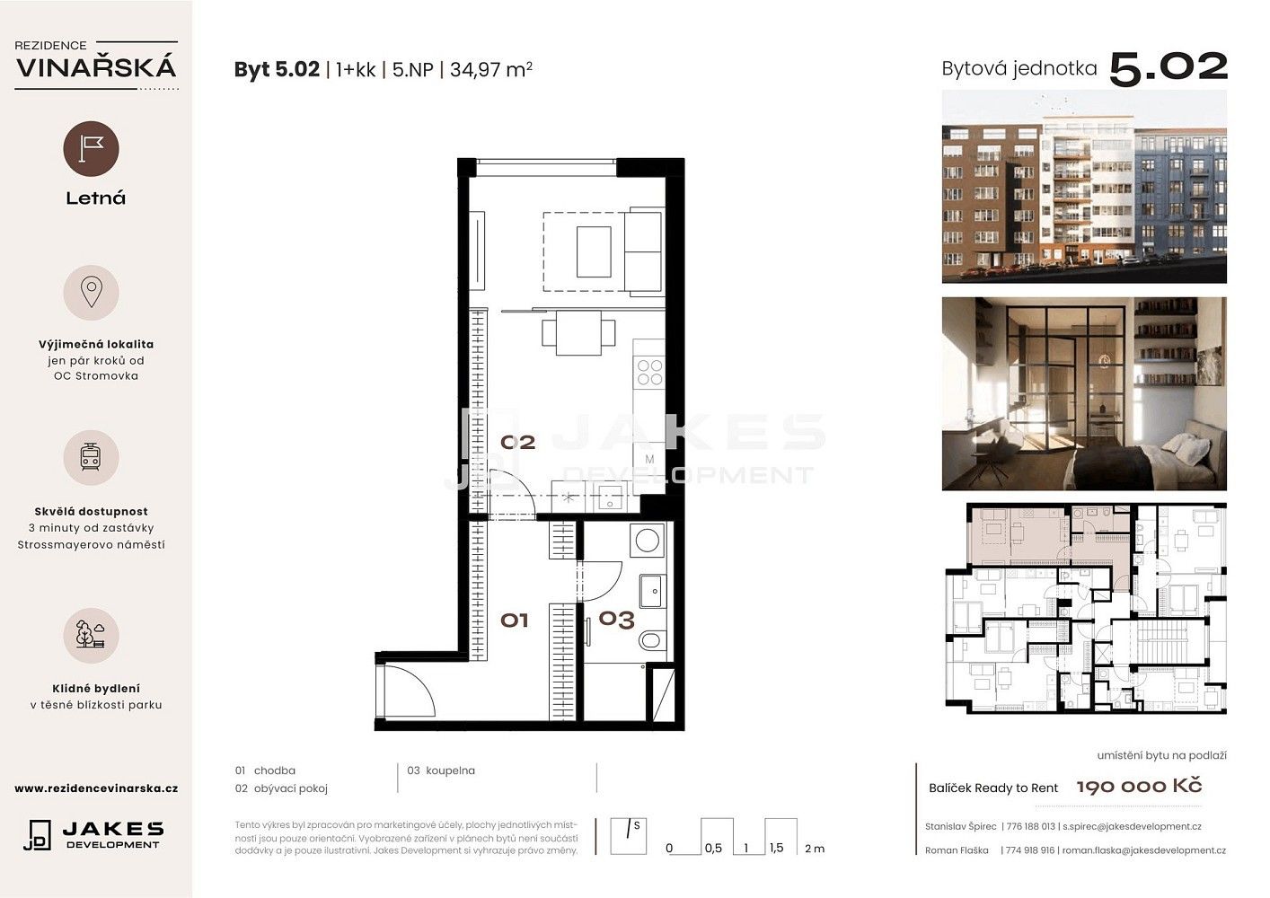 1+kk, Praha, 35 m² - 2