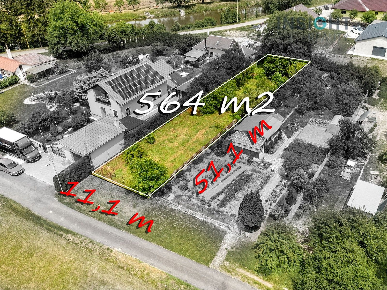 Pozemky pro bydlení, Horní Moštěnice, 564 m² - 2