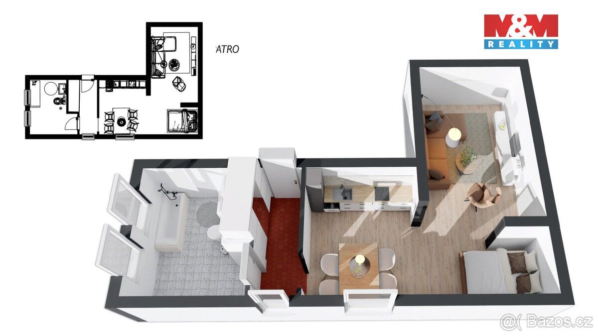 Pronájem byt - Kostelec nad Orlicí, 517 41