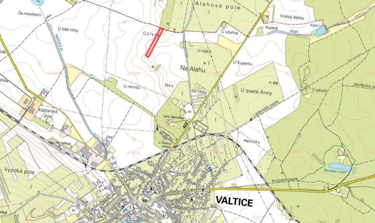 Prodej zemědělský pozemek - Valtice, 6 833 m²