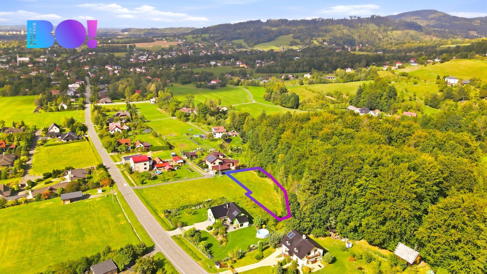 Pozemky pro bydlení, Bystřice, 2 425 m² - 2