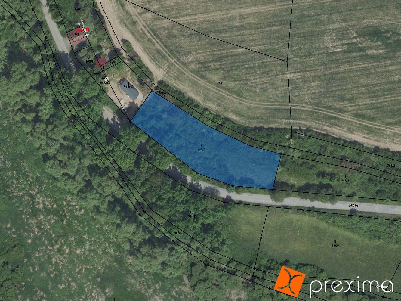 Pozemek pro bydlení, 942 m²