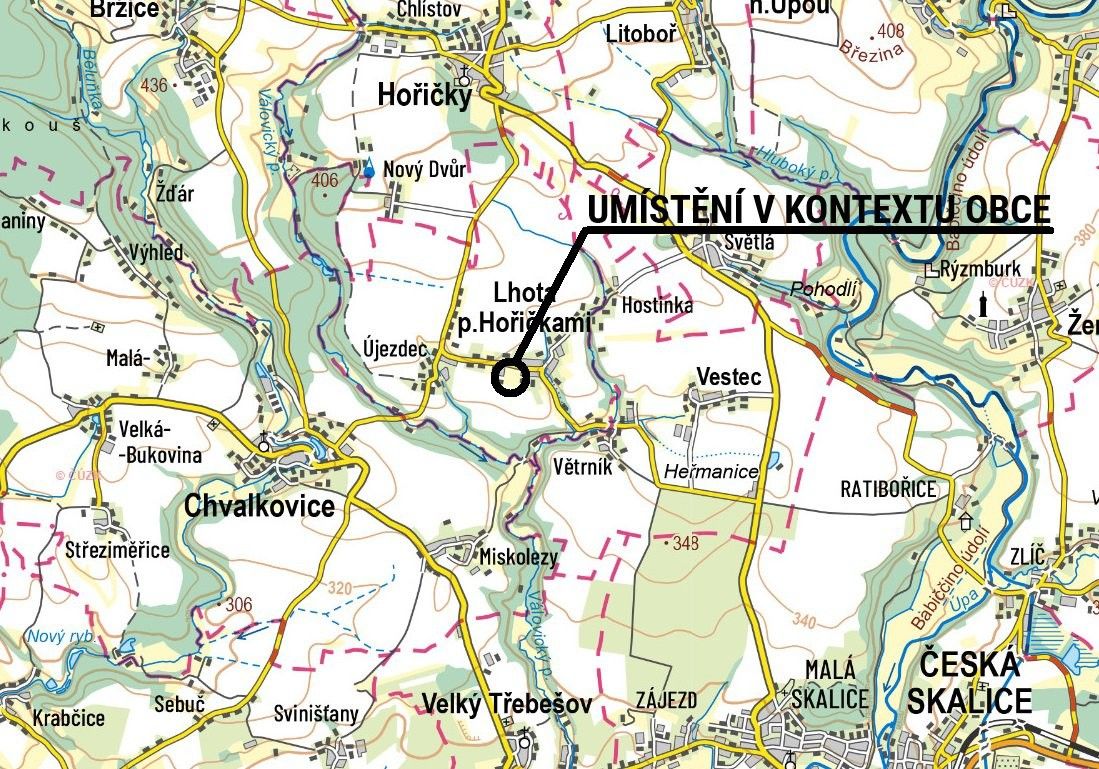 Prodej pozemek pro bydlení - Lhota pod Hořičkami