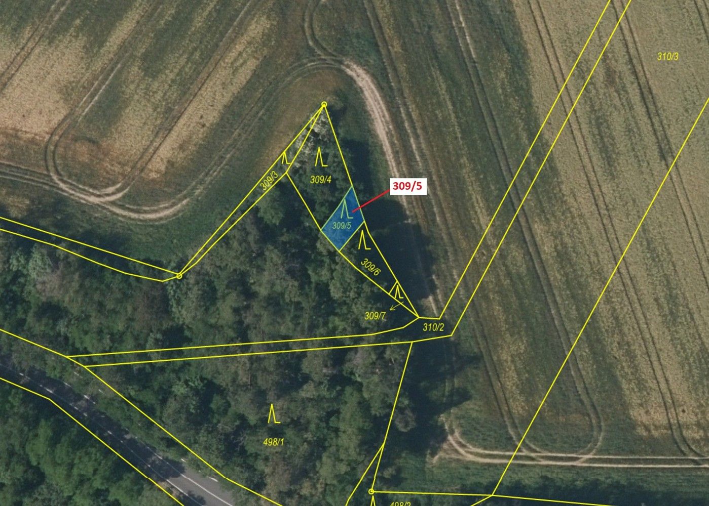 Prodej les - Břežany, okres Rakovník, Středočeský kraj - 2