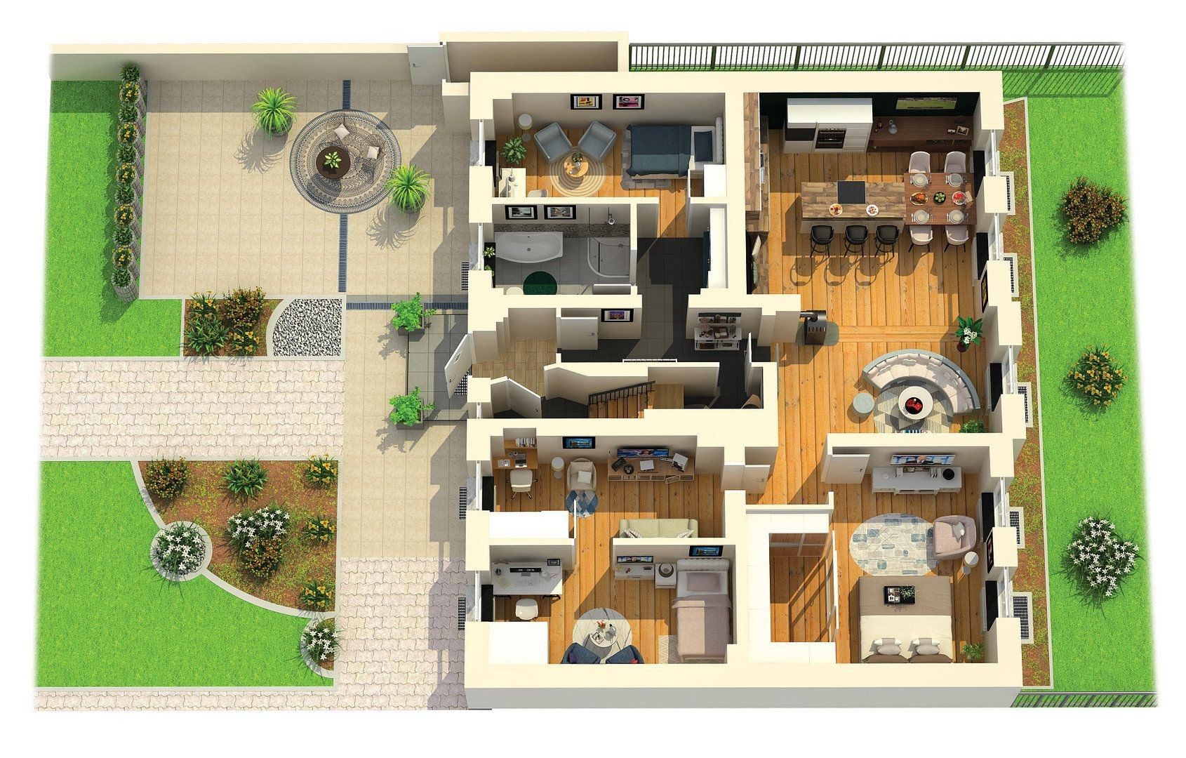 Rodinné domy, , Braniborsko, 299 m² - 1