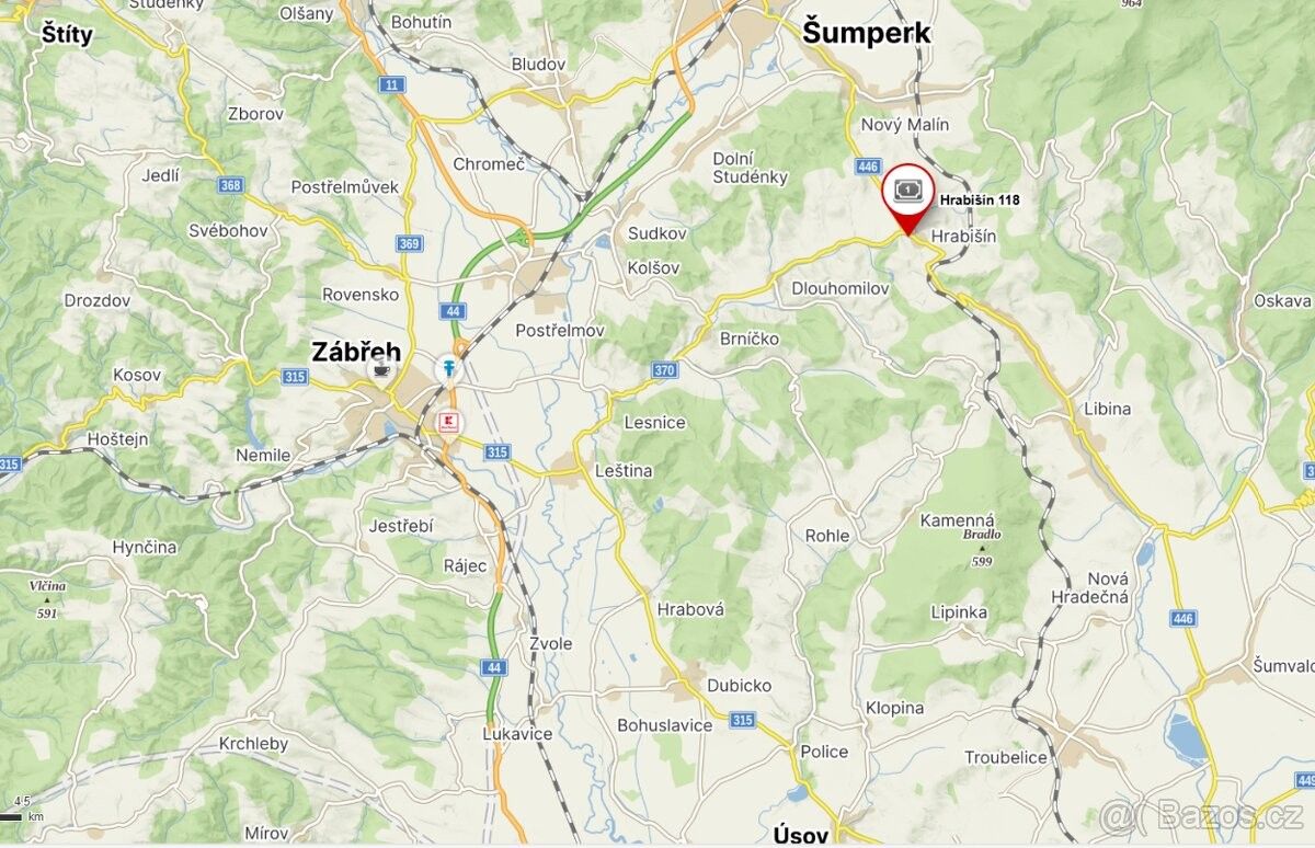 Prodej rodinný dům - Hrabišín, 788 04