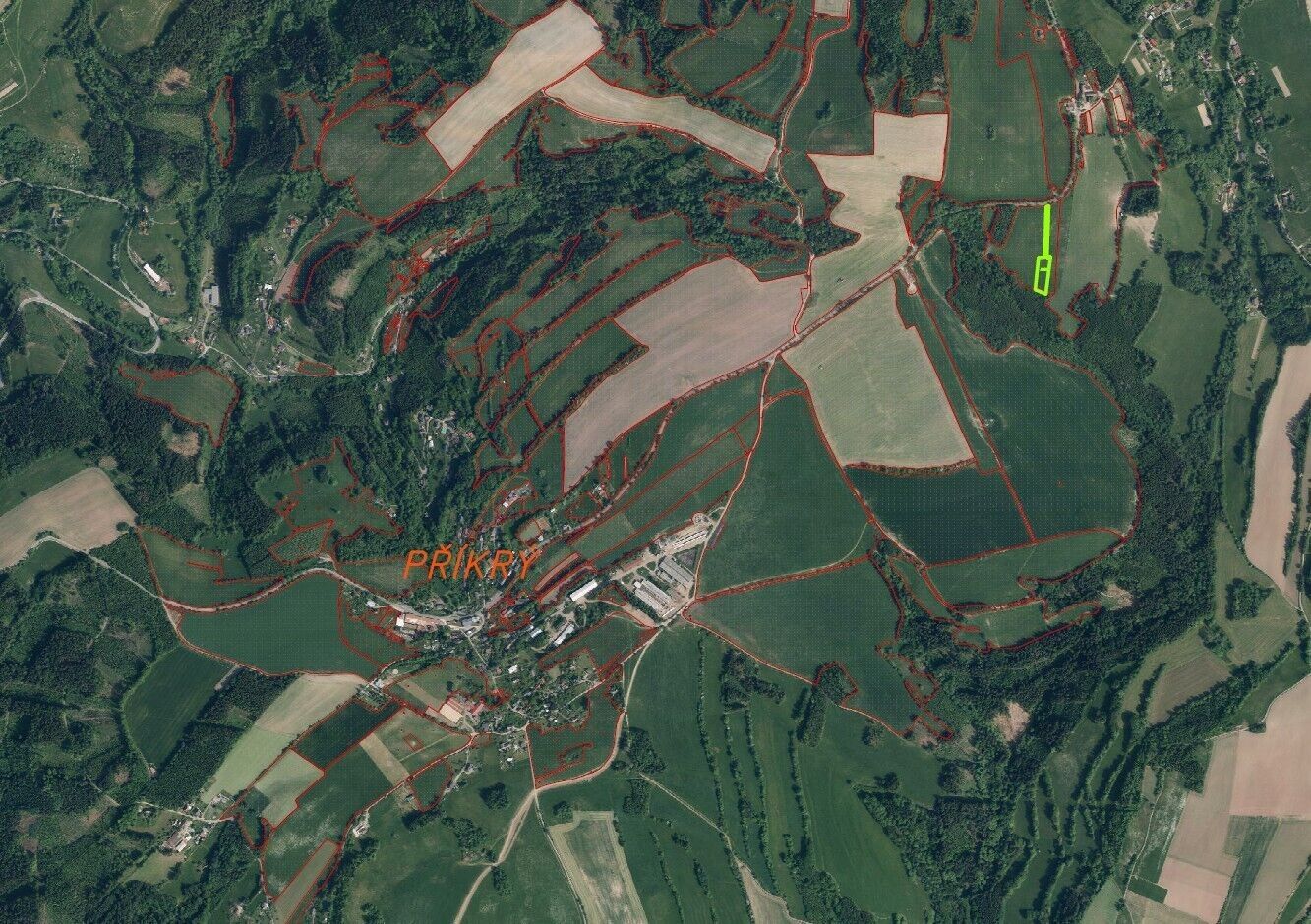 Prodej zemědělský pozemek - Příkrý, 3 m²