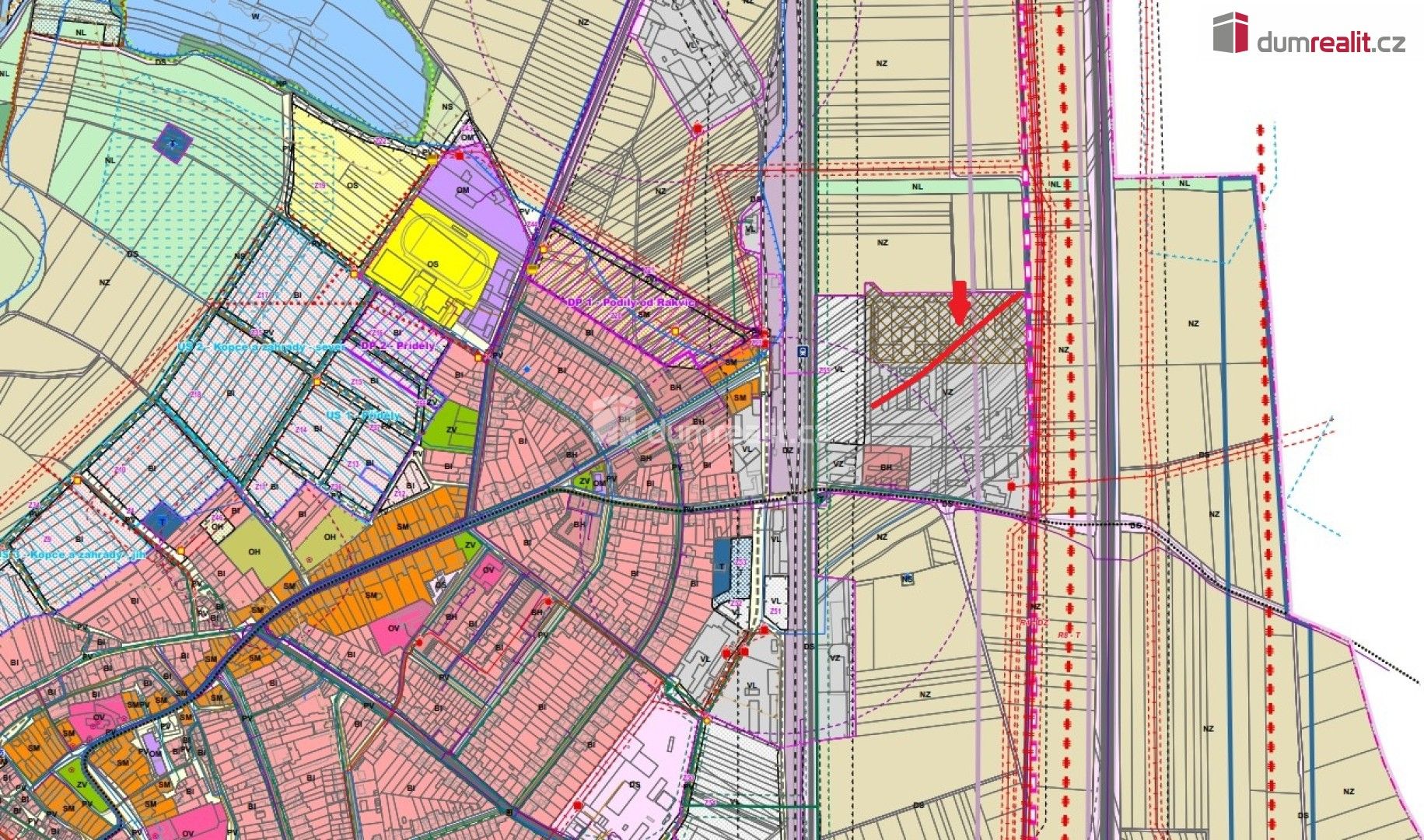 Komerční pozemek · 1 255 m² · Podivín - 3