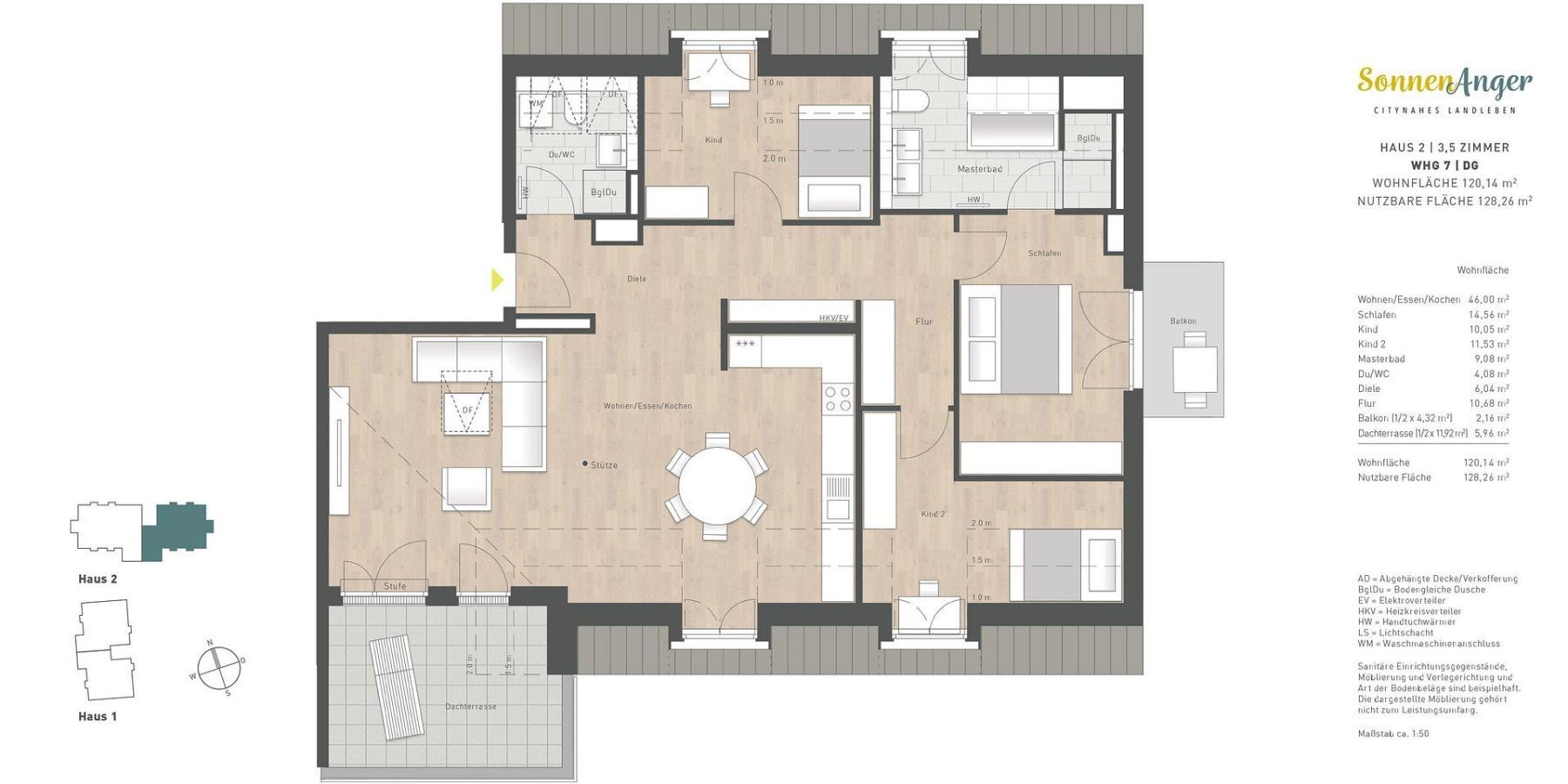 3+kk, Putzbrunn-Oedenstockach Oedenstockach Bayern 85640, 121 m² - 1
