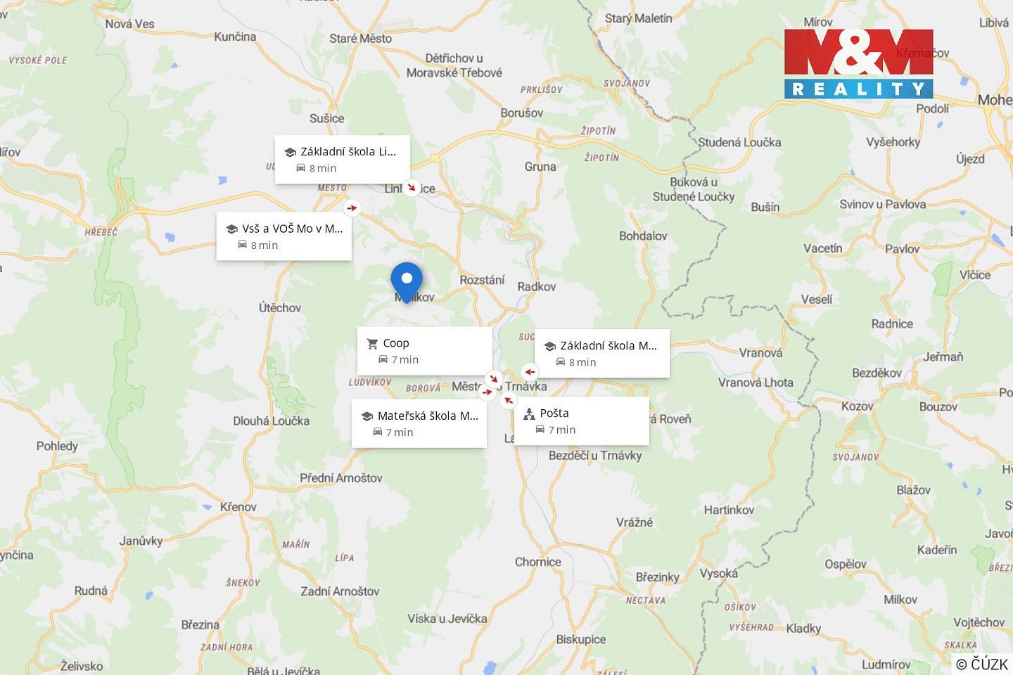 Prodej pozemek pro bydlení - Malíkov, okres Svitavy, Pardubický kraj - 5