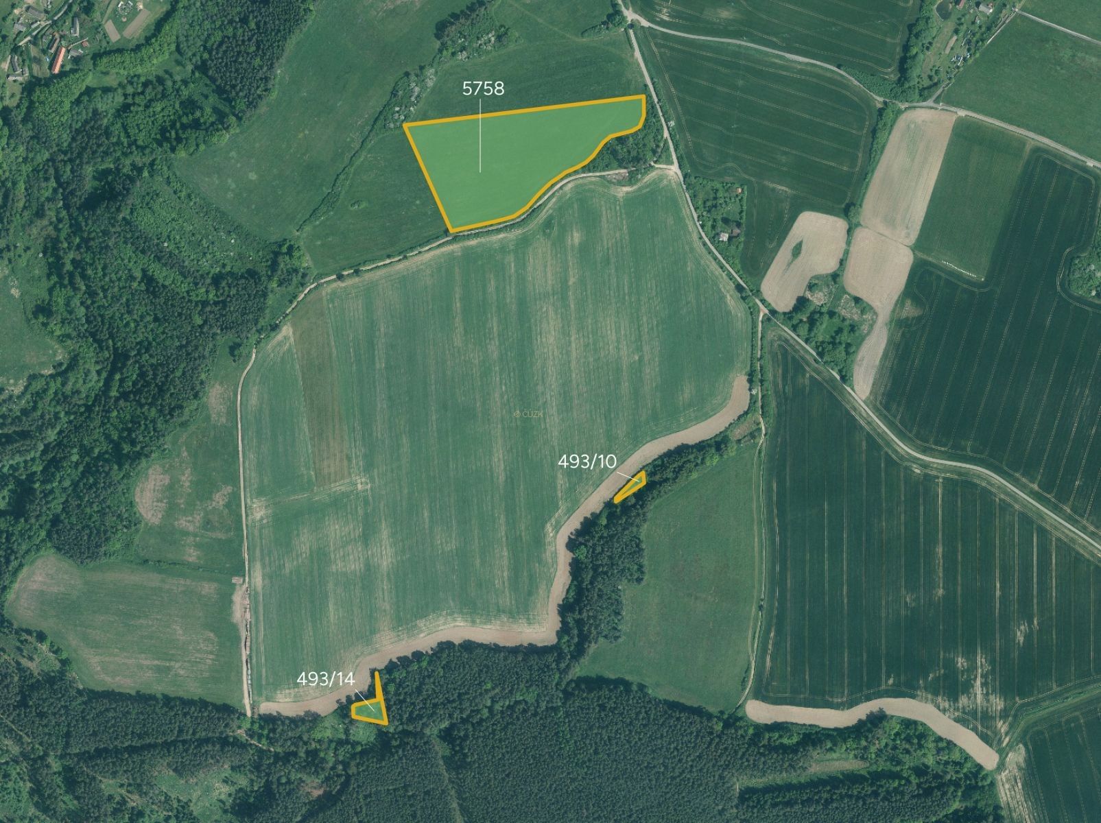 Louky, Písecká Smoleč, Slabčice