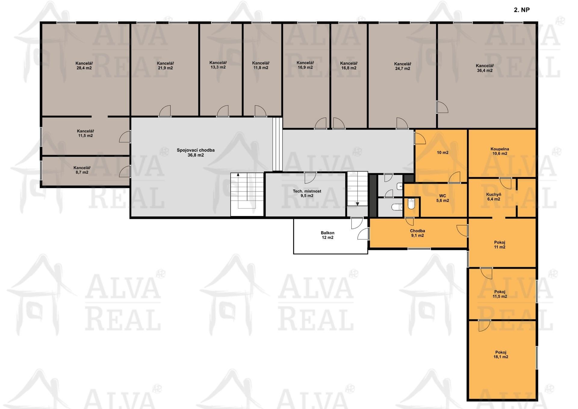 Činžovní domy, Brněnská, Moravská Třebová, 510 m² - 2