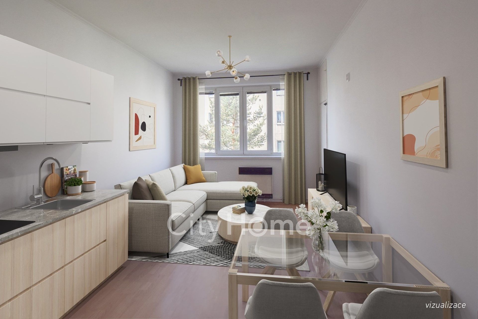 Prodej byt 2+kk - Nad Kajetánkou, Praha, 51 m²