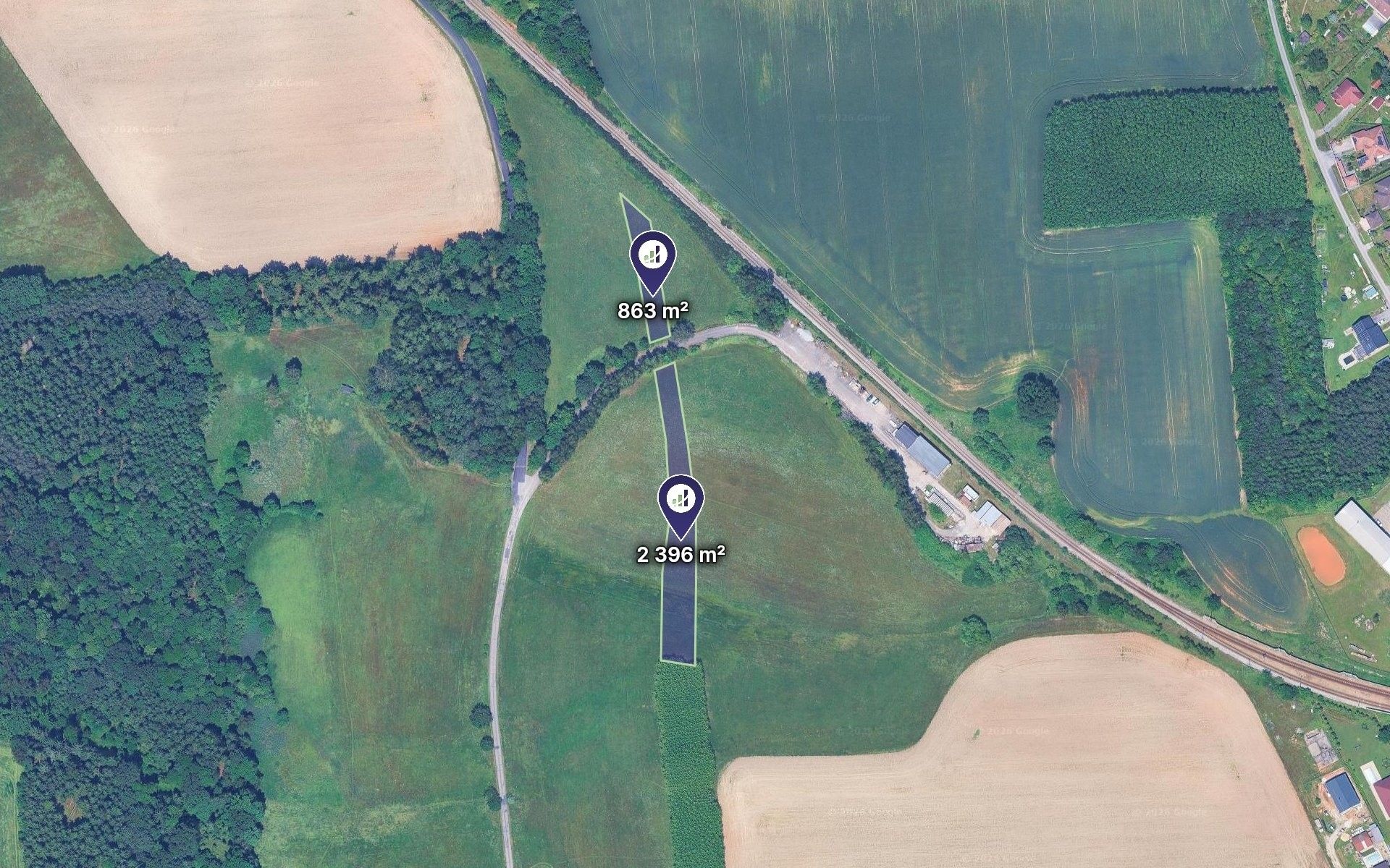 Zemědělský pozemek, 3 259 m²