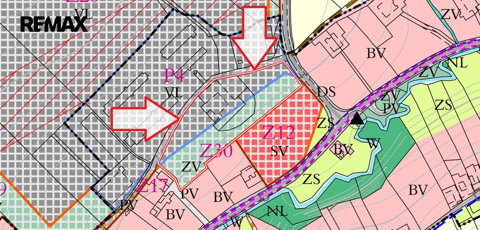 Prodej komerční pozemek - Vražné, 6 704 m² - 5