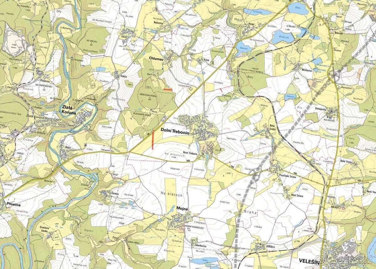 Prodej pozemek pro bydlení - Dolní Třebonín, 382 01