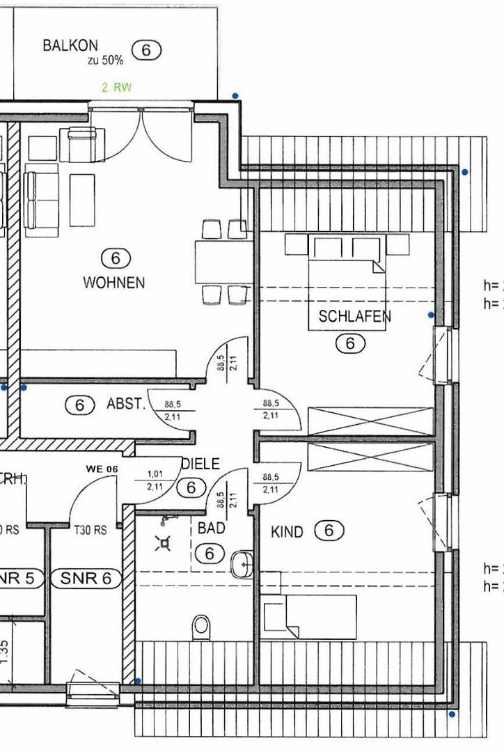3+1, , Severní Porýní-Vestfálsko, 73 m² - 1