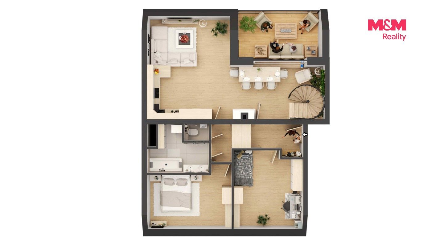 Byt 5+kk · 146 m² · Čestice - 4