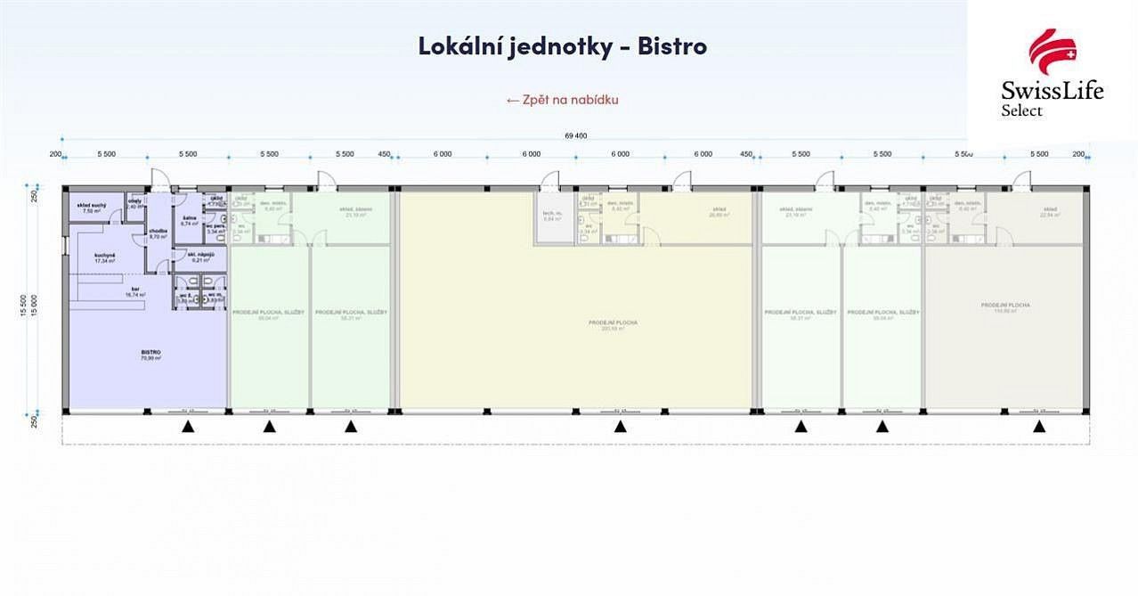 Obchodní prostory, Polná, okres Jihlava, Kraj Vysočina, 144 m² - 1