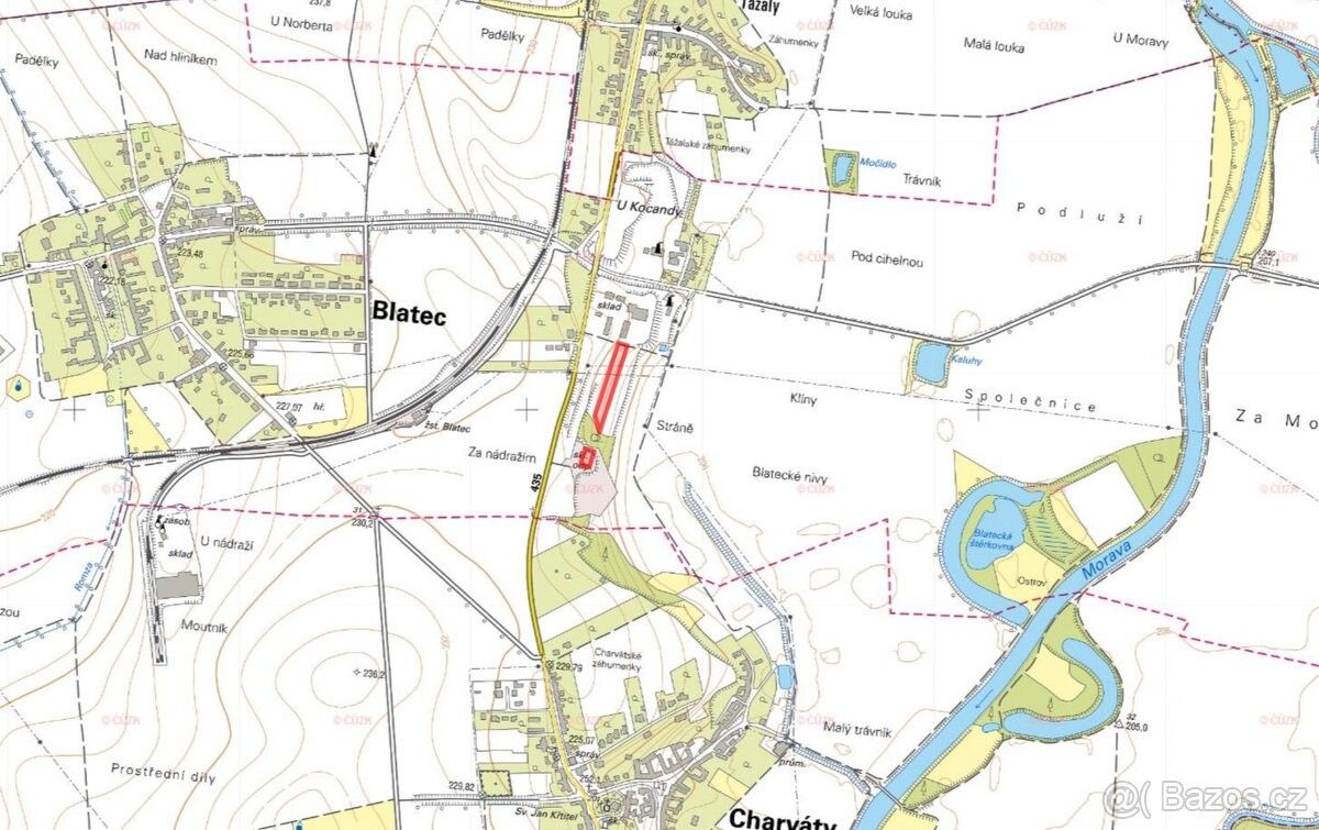 Prodej pozemek pro bydlení - Dub nad Moravou, 783 75