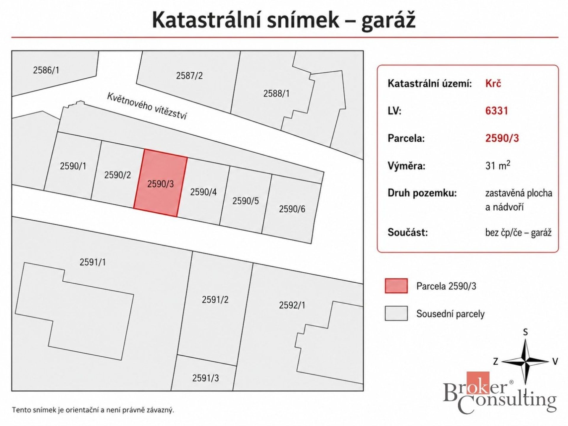 Garáž · 25 m² · Pod Krčským lesem 760, Praha Krč - 4
