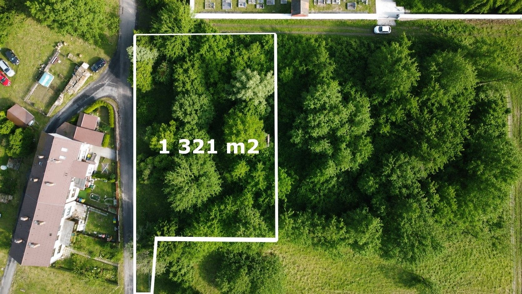 Pozemek pro bydlení, 1 321 m²