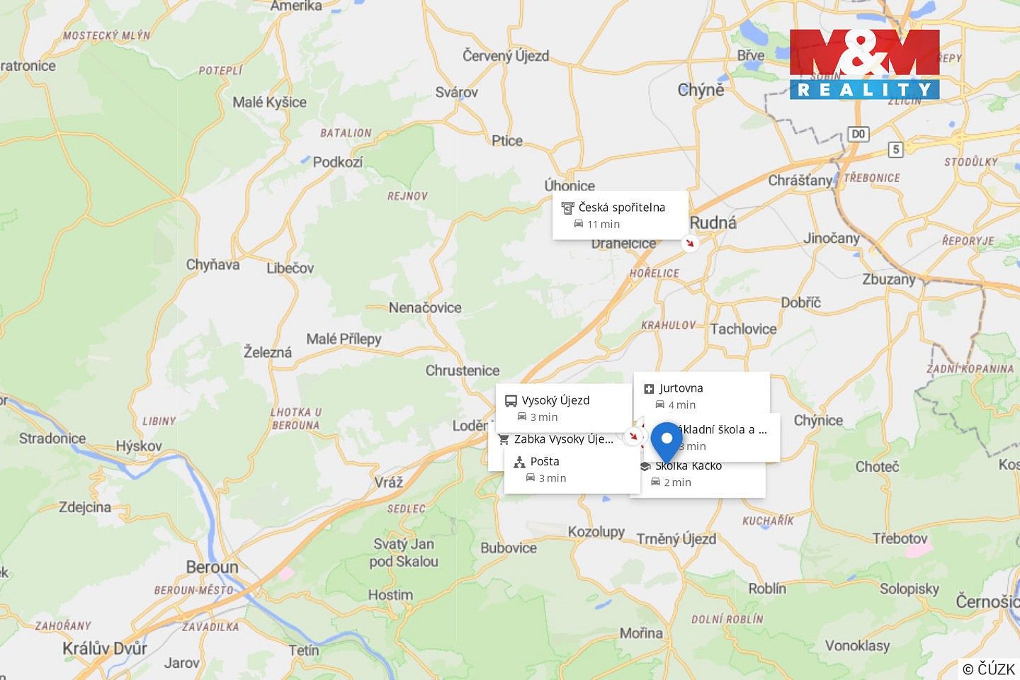 Pozemky pro bydlení, Vysoký Újezd, okres Beroun, Středočeský kraj - 2