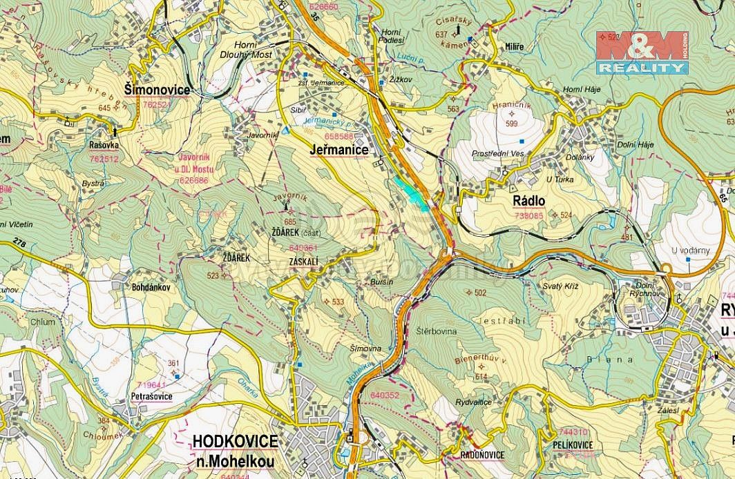 Prodej louka - Jeřmanice, okres Liberec, Liberecký kraj - 5