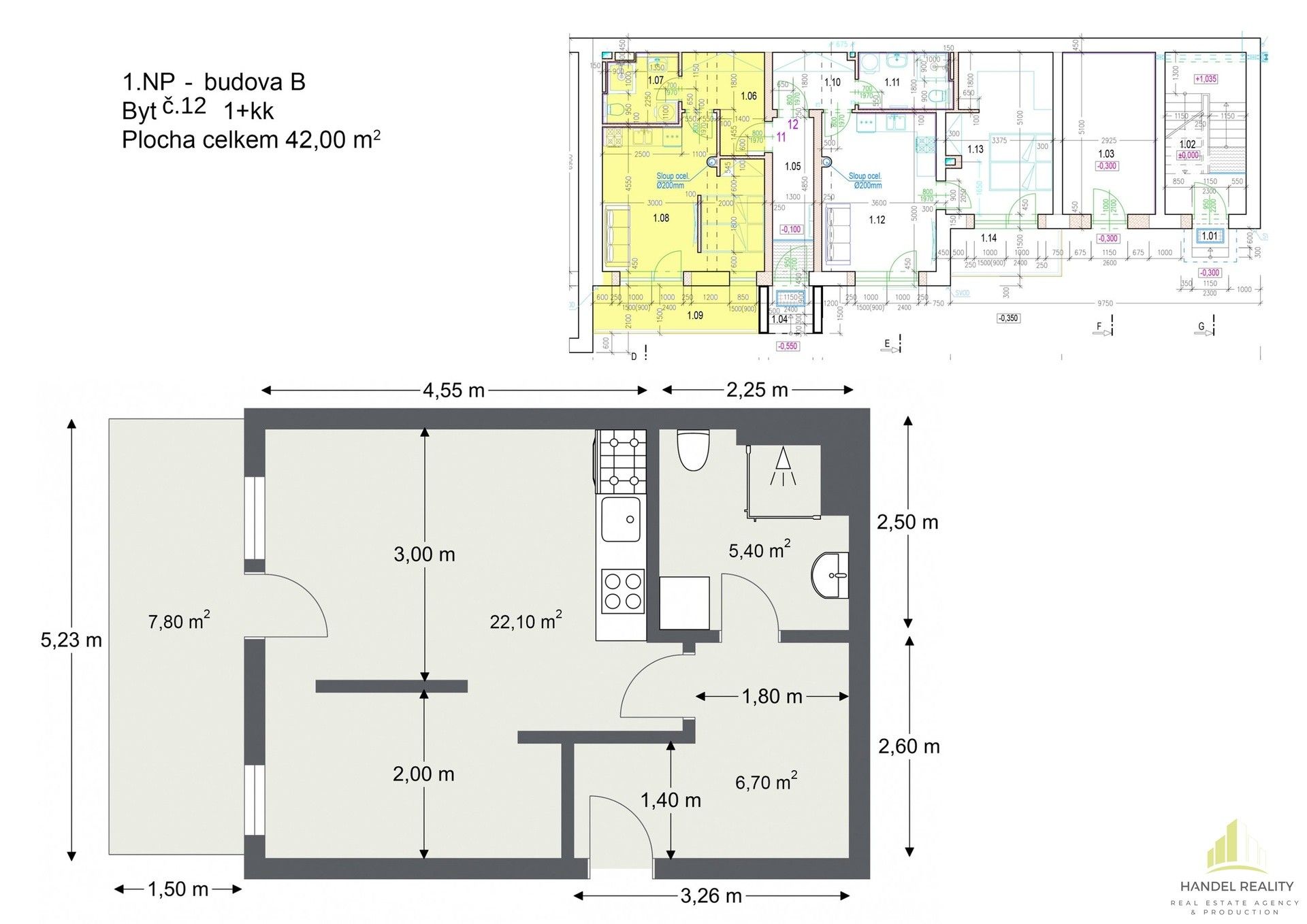 Prodej byt 1+kk - Břeclav, 37 m² - 5
