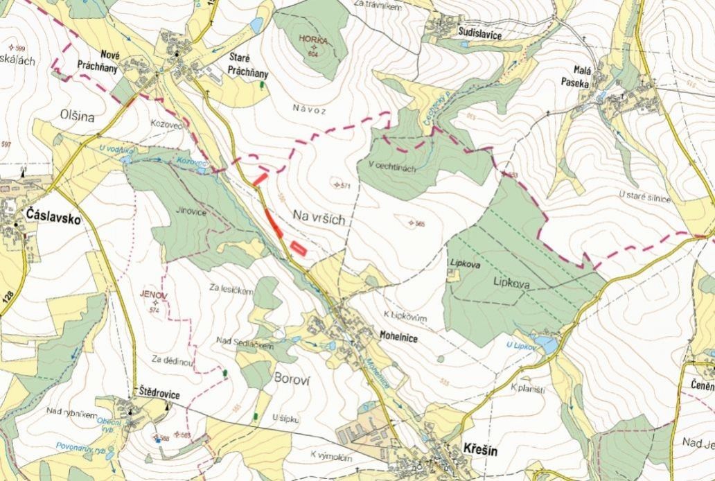 Zemědělské pozemky, Křešín - 2
