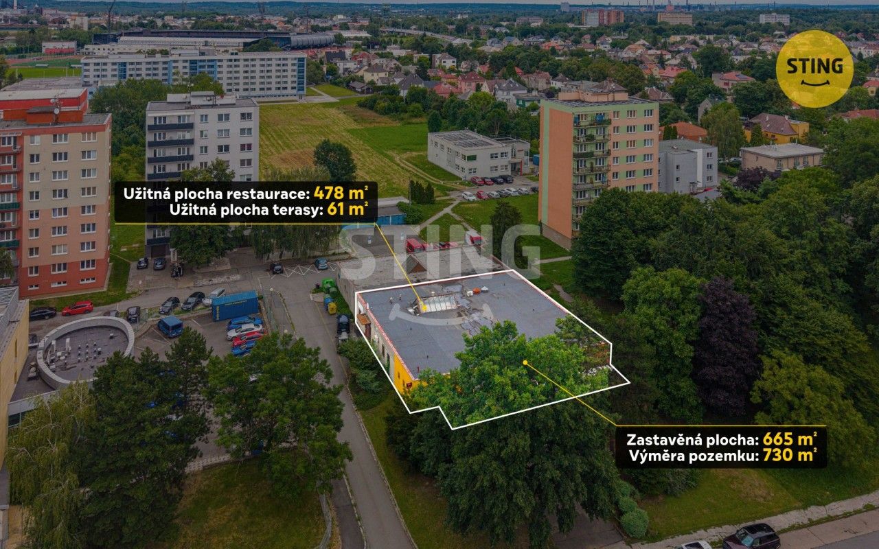 Restaurace, Starobělská, Ostrava, 539 m² - 1