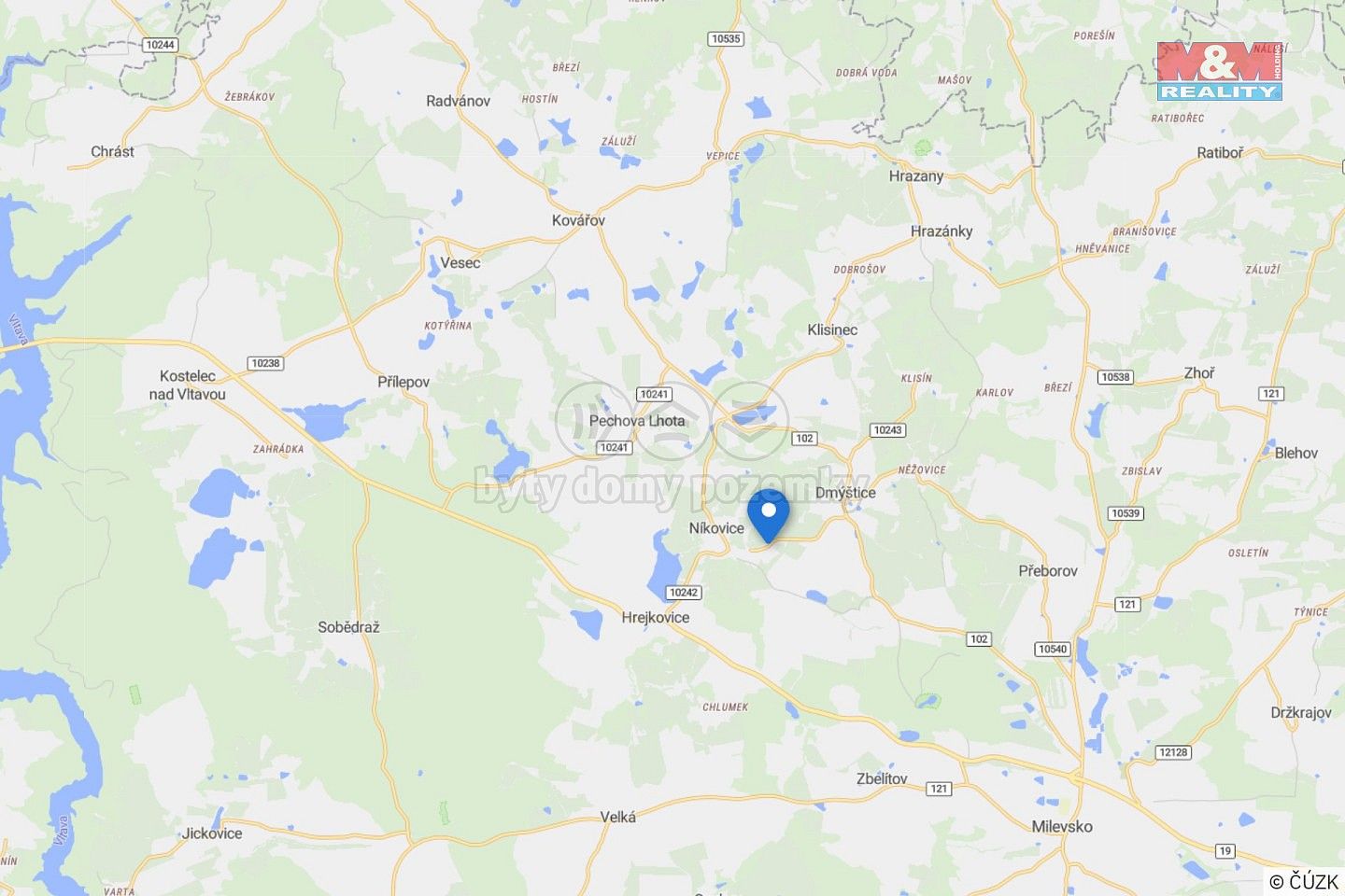 Prodej rybník - Hrejkovice - Níkovice, okres Písek - 5