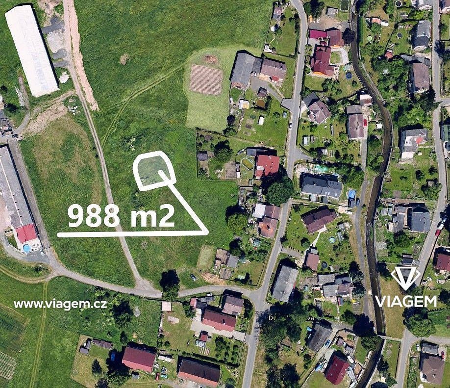 Pozemek pro bydlení, 988 m²