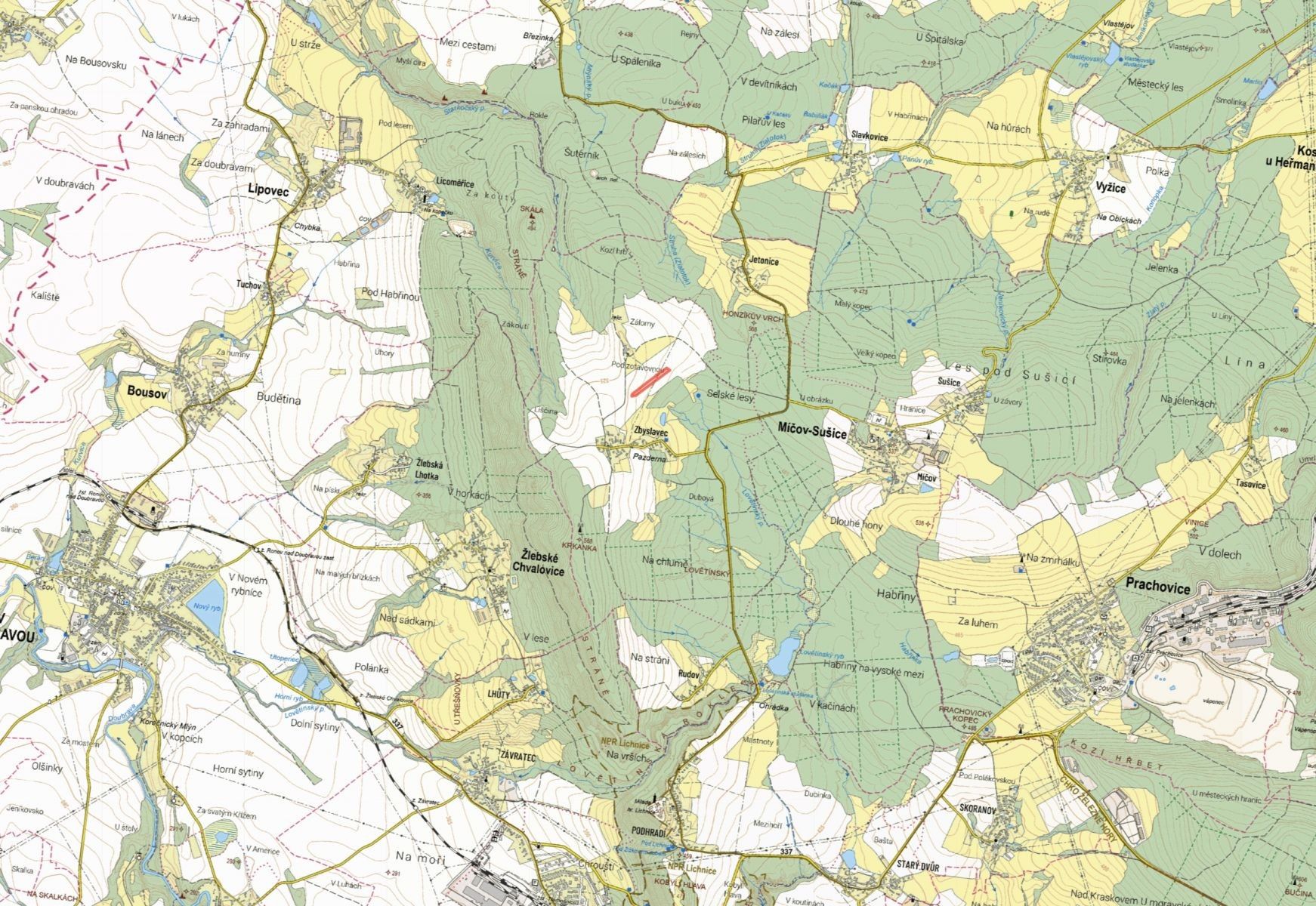 Zemědělské pozemky, Míčov-Sušice Zbyslavec - 2