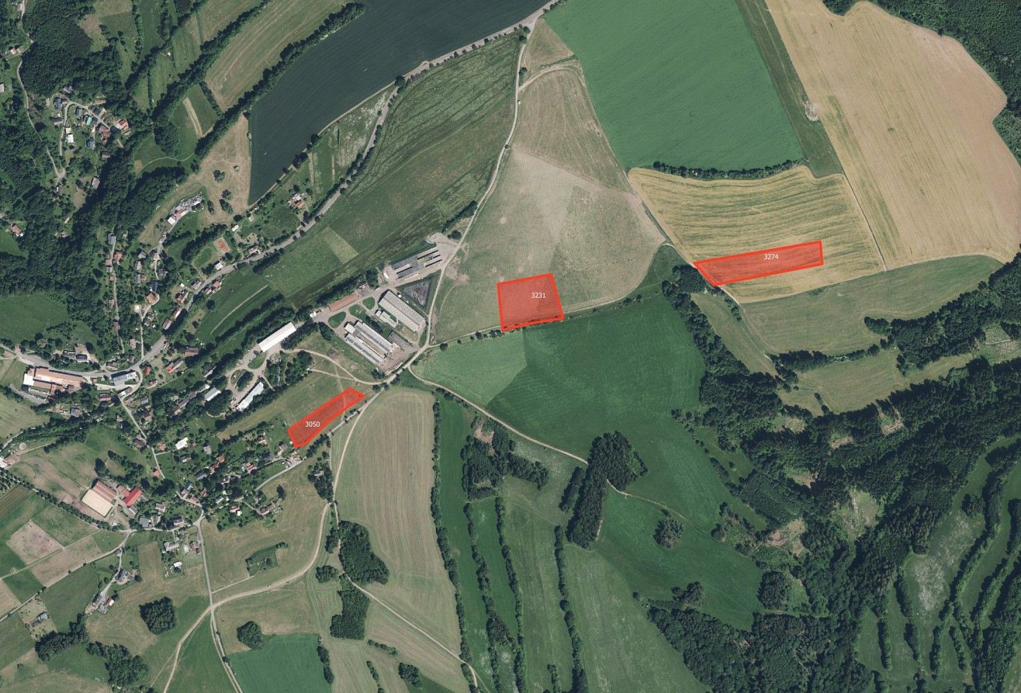 Louka, 6 638 m²