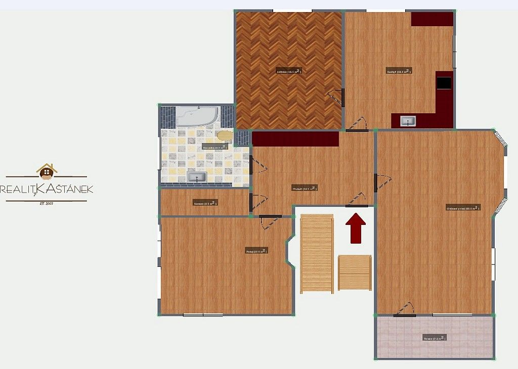 Byt 3+1 · 118 m² · Kateřinská, Stráž nad Nisou, okres Liberec - 2